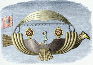 Gusmaos Passarola airship, 1709