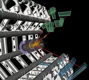 Large Hadron Collider Gallery: Higgs boson research, ATLAS detector C013 / 6890