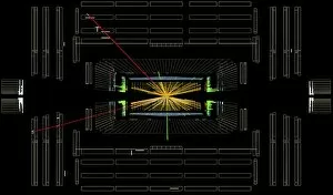 Large Hadron Collider Gallery: Higgs boson research, CMS detector C013 / 6884