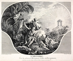 History allegory, 18th-century artwork History allegory, 18th-century artwork