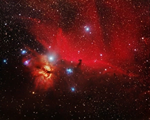 Horsehead and Flame nebulae Horsehead and Flame nebulae
