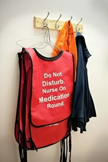 Health Care Gallery: Hospital nurse warning jacket