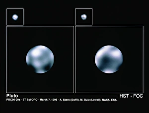 Hubble Space Telescope images of Pluto Hubble Space Telescope images of Pluto
