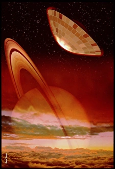 Huygens probe entering Titans atmosphere Huygens probe entering Titans atmosphere