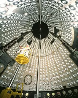 Images Dated 15th November 1995: Interior of Ariane 5 nose fairing, looking upward