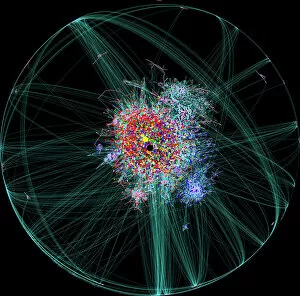 Sphere Gallery: Internet blog map