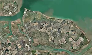 South East Gallery: Isle of Sheppey, UK, aerial view C014 / 6171