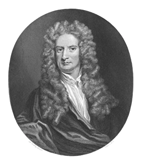 Issac Newton, English physicist