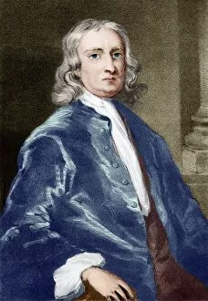 Images Dated 11th September 2009: Issac Newton, English physicist