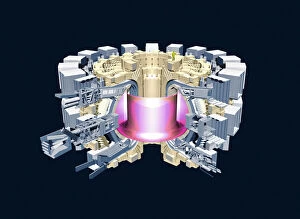 France Collection: ITER fusion research reactor