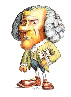 J. -J. Rousseau, Swiss-French philosopher C017 / 7112