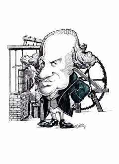Images Dated 22nd April 2013: James Watt, caricature C015 / 6706