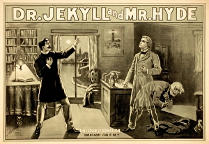 Jekyll and Hyde story illustration, 1880s Jekyll and Hyde story illustration, 1880s