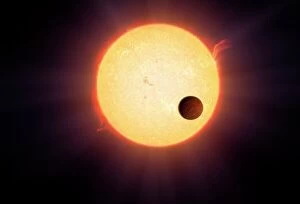 Images Dated 11th January 2011: Kepler-10b exoplanet, artwork