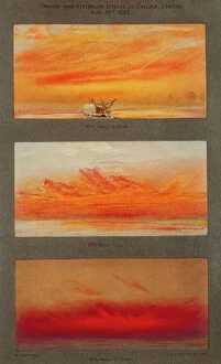 Images Dated 14th August 2009: Krakatoa sunsets, 1883 artworks