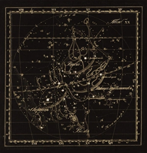 Libra constellations, 1829 C016/4406 Libra constellations, 1829 C016/4406