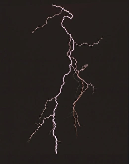 Lightning photographed near Tucson, Arizona Lightning photographed near Tucson, Arizona