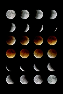 Total Lunar Eclipse Prints: Lunar eclipse