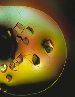 Lysozome protein crystals Lysozome protein crystals