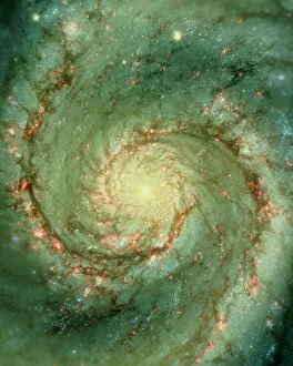 Images Dated 17th August 2005: M51 whirlpool galaxy