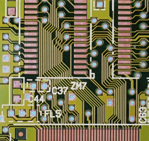 Macrophotograph of a circuit board Macrophotograph of a circuit board