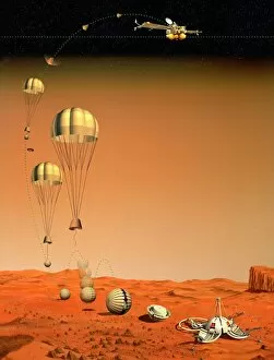 Martian Gallery: Mars 96 surface station, artwork