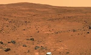 Images Dated 30th November 2010: Martian landscape, Spirit rover image