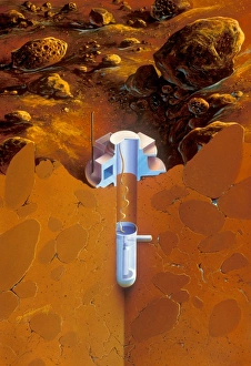 Martian subsurface probe Martian subsurface probe