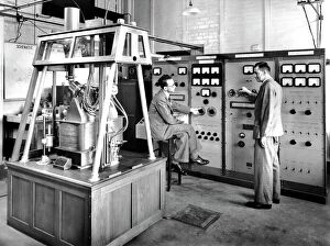 Scientists Collection: Mass spectrometer, 1954