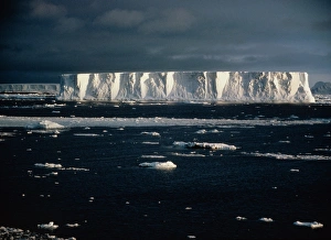 Massive tabular iceberg in Weddell Sea, Antarctica Massive tabular iceberg in Weddell Sea, Antarctica