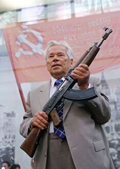 Mikhail Kalashnikov, Russian gun designer
