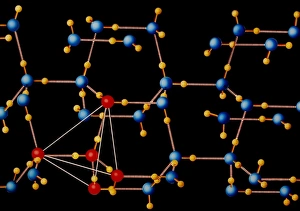 Images Dated 1st December 1992: Molecular structure of ice