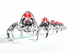 Nanotechnology Gallery: Nanorobots, artwork