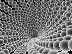 Nanotechnology Gallery: Nanospheres, artwork F006 / 7082