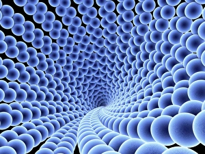 Nanotechnology Gallery: Nanospheres, artwork F006 / 7094