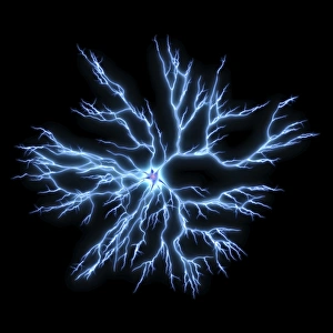 Neurones Gallery: Nerve cell, artwork F007 / 5529