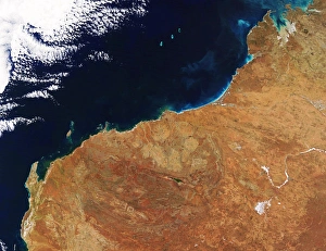 Northwestern Australia, satellite image Northwestern Australia, satellite image
