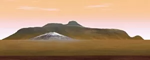 Olympus Mons compared to Mount Everest