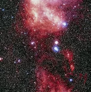 Images Dated 4th August 1998: Optical image of part of Barnards loop nebula