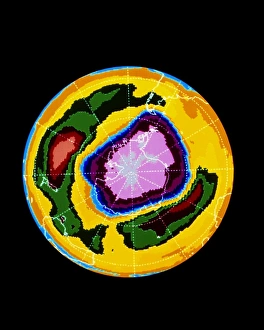 Ozone depletion over Antarctica 2nd October 1994 Ozone depletion over Antarctica 2nd October 1994