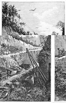 Panama Canal construction, 1893 C013/9095 Panama Canal construction, 1893 C013/9095