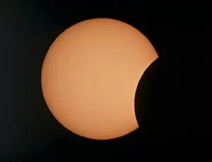 Images Dated 25th October 1994: Partial phase of an annular solar eclipse, 10 / 5 / 94