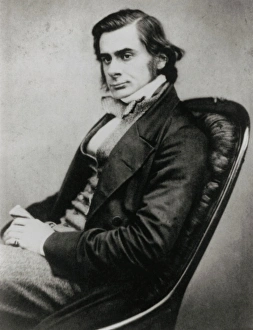 Photograph of biologist Thomas Huxley, in 1857 Photograph of biologist Thomas Huxley, in 1857