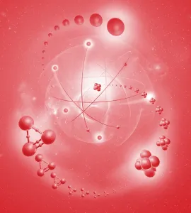 Subatomic Particles Prints: Atom, artwork