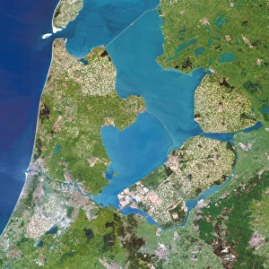 Polders, satellite image Polders, satellite image