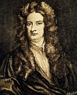 Images Dated 22nd July 2005: Portrait of Isaac Newton