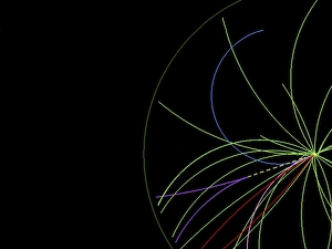 Large Hadron Collider Gallery: Proton collision C014 / 1794