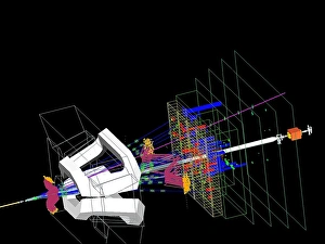Large Hadron Collider Gallery: Proton collision C014 / 1796