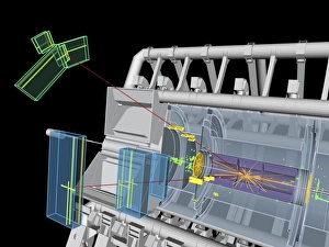 Large Hadron Collider Gallery: Proton collision C014 / 1798