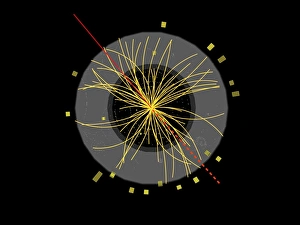 Large Hadron Collider Gallery: Proton collision C014 / 1803